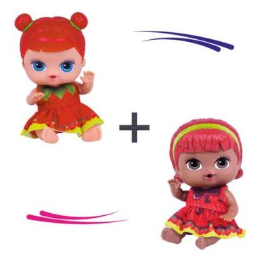 Imagem de Boneca Frutinhas Morango Com Chocolate e Morango - Cotiplás, Colorido