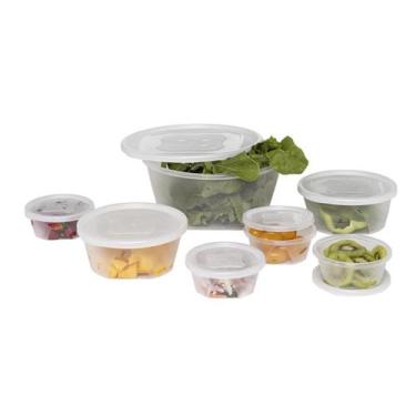 Imagem de Conjunto 7 Peças Pote Redondo Multiuso cor Natural Jaguar