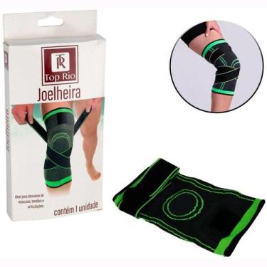 Imagem de Joelheira Neoprene Elástica tiras autocolantes Músculo Articulações  -