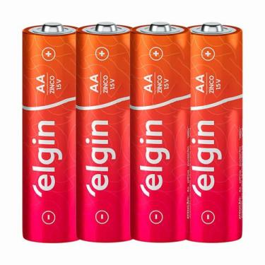 Imagem de Pilha Zinco Elgin AA 1.5v Cartela Com 4 Unidades