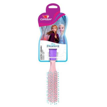 Imagem de Escova de Cabelo Condor Frozen II Personagens e Cores Sortidas 1 Unida