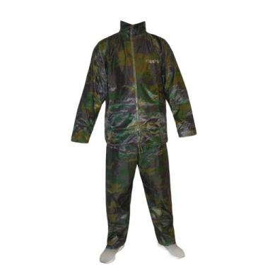 Imagem de Capa de chuva impermeável camuflada - DEYU, Camuflado, M