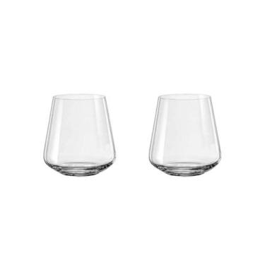 Imagem de Copo Baixo de Cristal Bohemia 400 ml Sandra 2 Peças - Bohemia Crystal