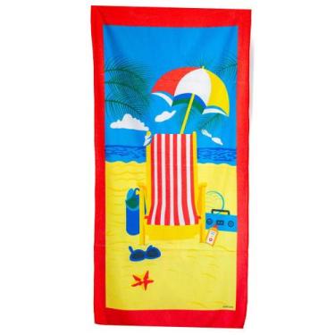 Imagem de Toalhas de Praia 100% Microfibra Poliéster Estampada Modelos Infantil,