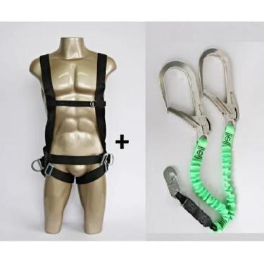 Imagem de Cinto Segurança 3 PTO C/ Talabarte Elastizado DG6002 DG8010 - DGMASTER