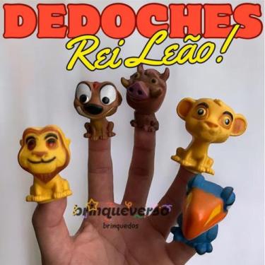Imagem de Coleção Rei Leão. 05 UN Dedoches Rei Leão Sem Repetição de Personagens