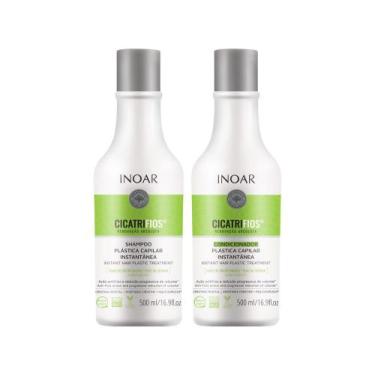 Imagem de Shampoo e Condicionador Inoar Cicatrifios - 500ml Cada, 500ml cada
