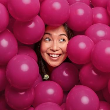 Imagem de Mini balões biodegradáveis AFTERLOON®, 50 peças, fúcsia, 12,7 cm, cor fosca espessa, extra forte, látex, hélio, boia, chá de bebê, revelação de gênero, guirlanda de arco, casamento, aniversário