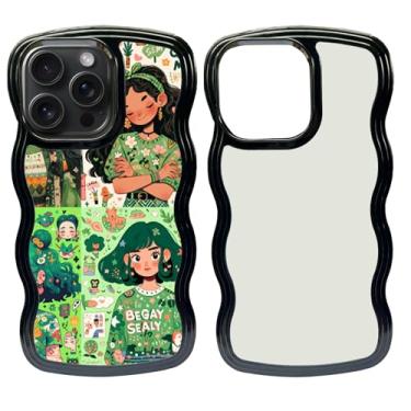 Imagem de JUSTRY 5 Capas de Telefone em Branco Sublimação Compatíveis com iPhone 15 Pro Max, 6,7 Polegadas, Capa Protetora de Borracha DIY Prensa Térmica + Inserção