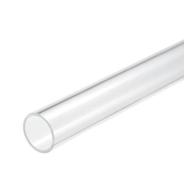 Imagem de DMiotech Tubo de acrílico transparente de plástico rígido de 31 mm x 35 mm para tubo de água de aquário, sistema de resfriamento de água, encanamento