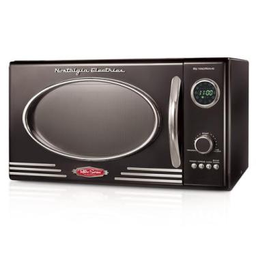 Imagem de Forno De Microondas Nostalgia Retro 0,9 Pés Cúbicos 800 W Preto