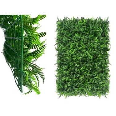 Imagem de 1 Placa de Folhagens Modelos Realista e Fáceis de Instalar Jardim Vert
