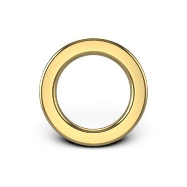 Imagem de 10 unidades - Argola Zamac Banho 33mm Externo  - Decaplast, Preto fosc