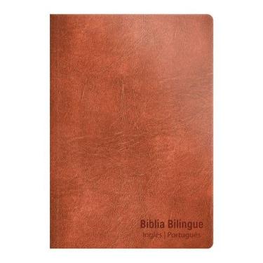 Imagem de Livro - Bíblia NVT Bilíngue - Luxo - Avelã