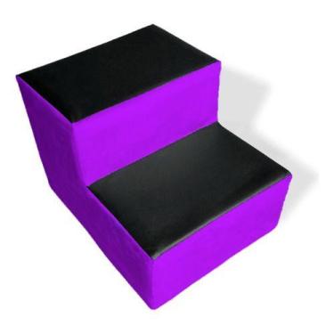 Imagem de Escada Para Estética Em Veludo Sem Juros - La Rocca Design, Roxo