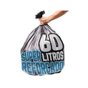 Imagem de Saco De Lixo 60lts Boca Larga Super Reforçado C/5 Kg - HIGIPACK