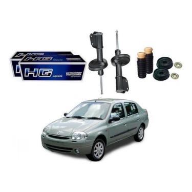 Imagem de Kit Amortecedor Dianteiro Clio Sedan 1.6 1998 A 2002 - Nakata