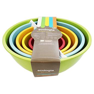 Imagem de Now Designs Tigelas de mistura primárias de planta, multicoloridas, conjunto de 5