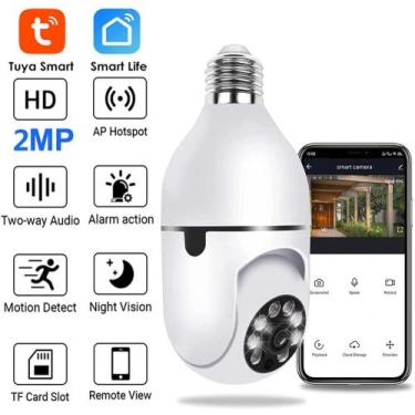 Imagem de Camera Ip Segurança Lampada Yoosee Panoramica 360 Wifi Espia Seguranca
