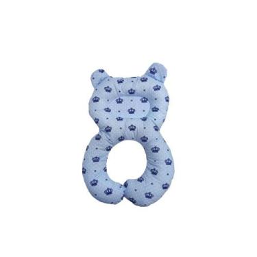 Imagem de Almofada Apoio Pescoço Que Evita Cabeça Chata Para Carrinho Cadeirinha