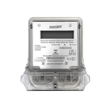 Imagem de Medidor de Energia Monofásico Fase+Neutro Lumen 3MD - Nansen