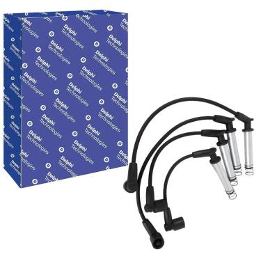 Imagem de Jogo Cabo Vela Ignição Courier EcoSport Fieta Flex Delphi