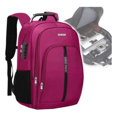 Imagem de Mochila Bolsa Feminina Masculina Notebook Reforçada Escolar Faculdade 