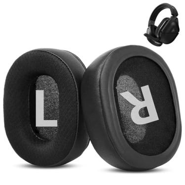 Imagem de DowiTech Almofadas Auriculares Respiráveis e Duráveis Compatíveis com Turtle Beach Stealth 600 700 Xbox PS4, Tecido de Malha e Espuma Viscoelástica, Preto