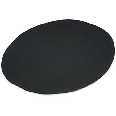 Imagem de Carlisle 5310538 Placa sem aro de melamina Ridge, 28 cm, ardósia (pacote com 12)