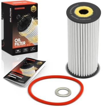 Imagem de A-Premium Filtro de óleo de proteção atualizado de 20K Miles compatível com modelos Kia & Genesis - Stinger 2018-2023, G80 2018-2020, G70 2019-2025, G90 2017-2022, K900 2019-2020