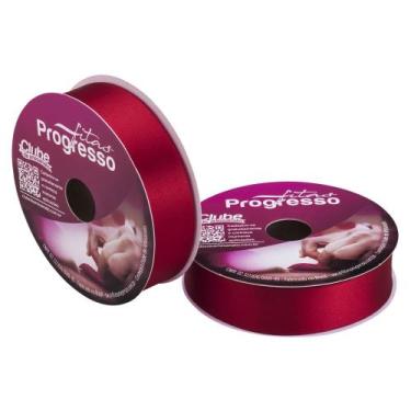 Imagem de Fita de Cetim Progresso 30mm 50 Mts Vermelho 209