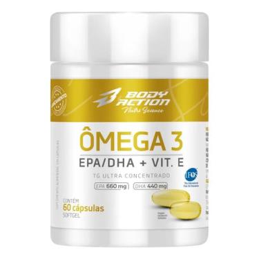 Imagem de Omega 3 EPA/DHA + vit E 60 caps Bodyaction