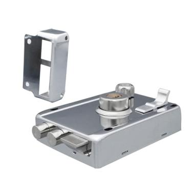 Imagem de Cadeado de Porta Externa Durável, Estilo Vintage, Fechadura Doméstica Com Chave de Cilindro de Fechadura, Adequado para Portas de Entrada e Saída, Projetos de Construção (Aberto