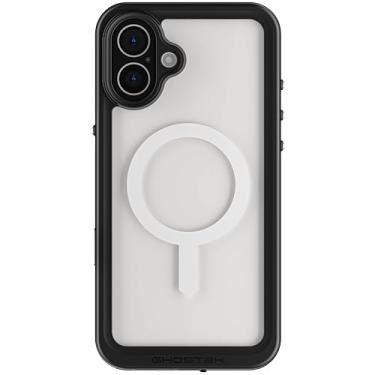 Imagem de Ghostek Capa náutica fina à prova d'água para iPhone 16 Plus - Protetor de tela e lente de câmera integrado, compatível com acessórios Apple MagSafe projetados para Apple iPhone 16 Plus (6,7