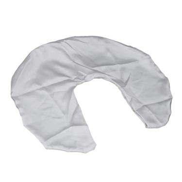 Imagem de Capa de Travesseiro de Enfermagem de Cetim Lavagem Macia e Amigável para a Pele de Amamentação para Mamãe e bebê, Ideal para Descansar Em Casa (Cinza)