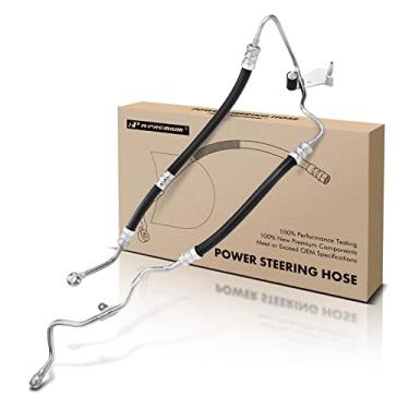 Imagem de A-Premium Conjunto de mangueira de linha de pressão de direção hidráulica compatível com BMW 545i 645Ci 2004-2005 550i 650i 2006-2010 V8 4.4L 4.8L com direção ativa