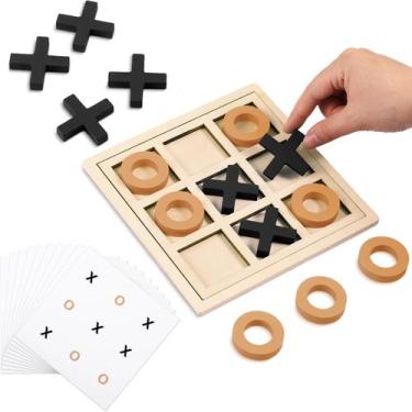 Imagem de Jogo Tic Tac Toe Seenelling Jumbo Wooden para demência