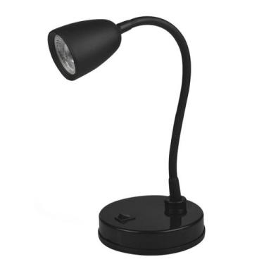 Imagem de Luminária De Mesa Led Abs Preto 4w 3000k Yamamura, Preto