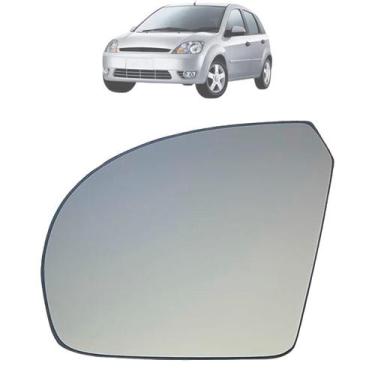 Imagem de Vidro Retrovisor Base Fiesta Amazon 2002 Até 2014 Original - METAGAL, 