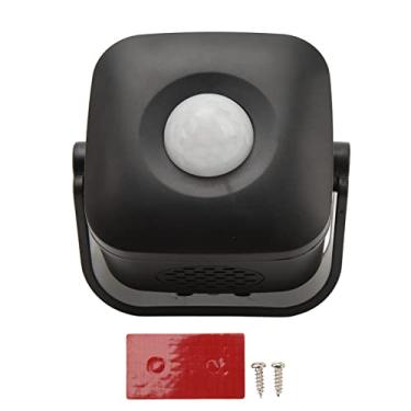 Imagem de Sensor de porta com sensor de movimento GRCFUMO, sensor de movimento infravermelho de campainha de boas-vindas de entrada, reprodutor de áudio detector de alarme comercial para