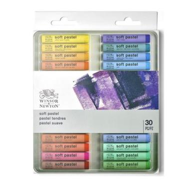 Imagem de Giz Pastel Seco Soft Winsor & Newton com 30 Cores - 1790002