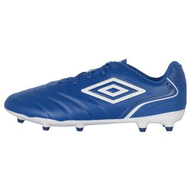 Imagem de Umbro Chuteira de futebol masculina Tocco 5 League Fg, Azul royal/branco, 39