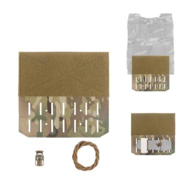 Imagem de Painel tático MOLLE com gancho e laço para colete tático peitoral airsoft paintball