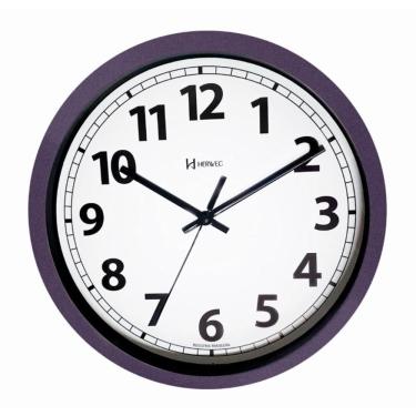 Imagem de Relógio De Parede Herweg Ref: 6703-339 Alumínio Lilás