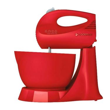 Imagem de Batedeira Cadence Bat411 Jolie Colors 1 Tigela 200w 3 Velocidades Vermelho 220v