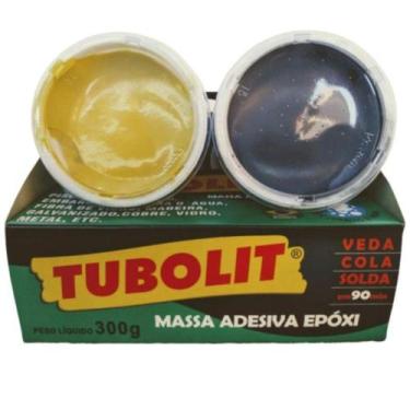 Imagem de Cola Massa Adesiva Epóxi Reparo Tubolit 300g - PADRAO