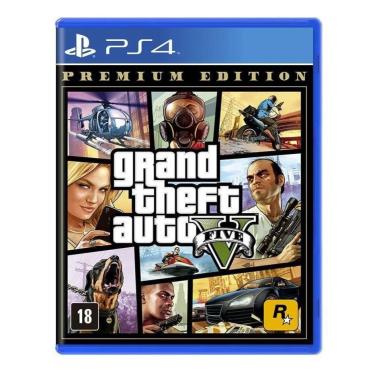 Imagem de Gta 5 Grand Theft Auto V Premium Edition Ps4 Mídia Física