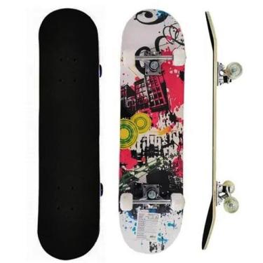 Imagem de Skate Skateboard Infantil Com lixa e Estampas Variadas - Tesla Store