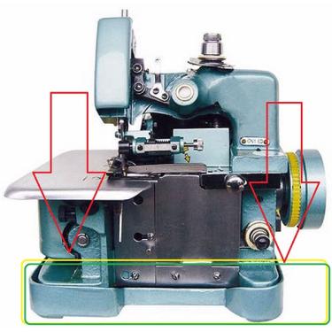 Imagem de Base Para Over Gn1 Chinezinha, Gn1-6d, Overloque Semi Indust