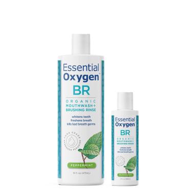 Imagem de Enxaguante bucal Essential Oxygen br Brushing Rine 480 mL 2 peças